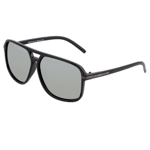 Simplify Reed Polarized Sunglasses - Black/Silver - SSU121-SL