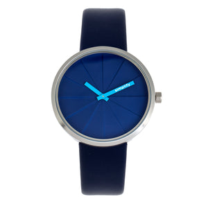Simplify The 4000 Leather-Band Watch - Blue - SIM4005