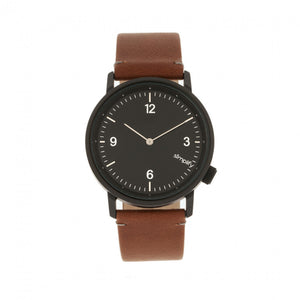 Simplify The 5500 Leather-Band Watch
