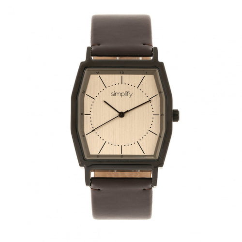 Simplify The 5400 Leather-Band Watch - SIM5405