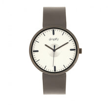 Load image into Gallery viewer, Simplify The 4500 Leather-Band Watch - Gunmetal/Pewter - SIM4504
