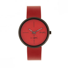Load image into Gallery viewer, Simplify The 4400 Leather-Band Watch - Red - SIM4406
