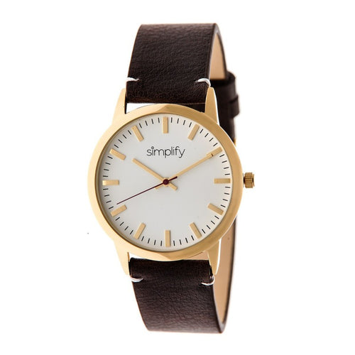 Simplify The 2800 Leather-Band Watch - SIM2805