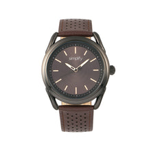 Load image into Gallery viewer, Simplify The 5900 Leather-Band Watch - Black/Brown - SIM5905
