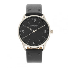 Load image into Gallery viewer, Simplify The 6300 Leather-Band Watch - Black - SIM6303
