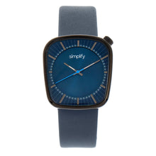 Load image into Gallery viewer, Simplify The 6800 Leather-Band Watch - Black/Navy - SIM6806
