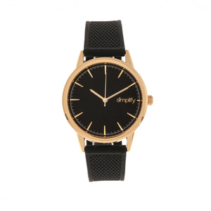 Simplify The 5200 Strap Watch - Rose Gold/Black - SIM5204